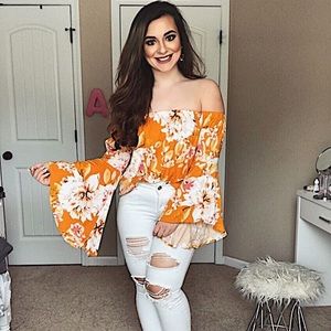 Off the shoulder blouse
